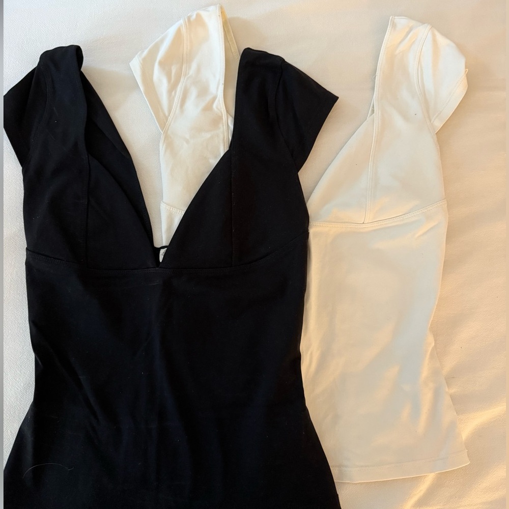 DEAL FREE PEOPLE DUO CORSET PLUNGE CAMI TOPS